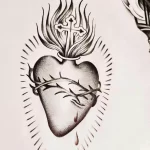 Фото рисунка тату сердце 02.01.22 №0350 - drawing tattoo heart - tattoo-photo.ru