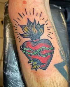 Фото рисунка тату сердце 02.01.22 №0352 - drawing tattoo heart - tattoo-photo.ru