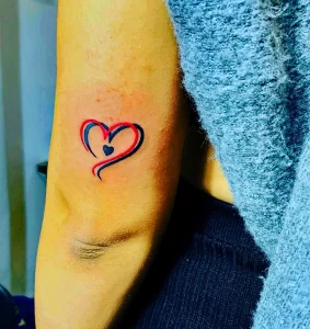 Фото рисунка тату сердце 02.01.22 №0401 - drawing tattoo heart - tattoo-photo.ru