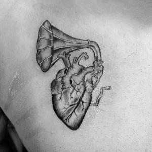 Фото рисунка тату сердце 02.01.22 №0447 - drawing tattoo heart - tattoo-photo.ru