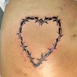 Фото рисунка тату сердце 02.01.22 №0451 - drawing tattoo heart - tattoo-photo.ru