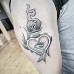 Фото рисунка тату сердце 02.01.22 №0456 - drawing tattoo heart - tattoo-photo.ru