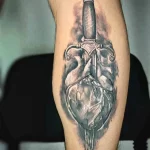 Фото рисунка тату сердце 02.01.22 №0457 - drawing tattoo heart - tattoo-photo.ru