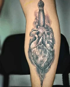 Фото рисунка тату сердце 02.01.22 №0457 - drawing tattoo heart - tattoo-photo.ru