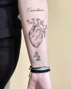 Фото рисунка тату сердце 02.01.22 №0463 - drawing tattoo heart - tattoo-photo.ru