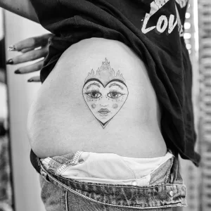 Фото рисунка тату сердце 02.01.22 №0471 - drawing tattoo heart - tattoo-photo.ru
