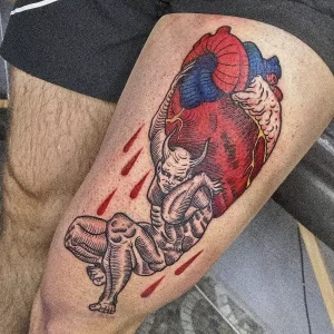Фото рисунка тату сердце 02.01.22 №0473 - drawing tattoo heart - tattoo-photo.ru