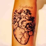 Фото рисунка тату сердце 02.01.22 №0476 - drawing tattoo heart - tattoo-photo.ru