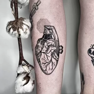 Фото рисунка тату сердце 02.01.22 №0480 - drawing tattoo heart - tattoo-photo.ru