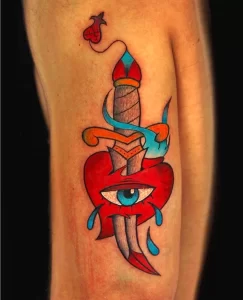 Фото рисунка тату сердце 02.01.22 №0483 - drawing tattoo heart - tattoo-photo.ru