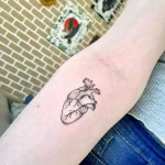 Фото рисунка тату сердце 02.01.22 №0485 - drawing tattoo heart - tattoo-photo.ru