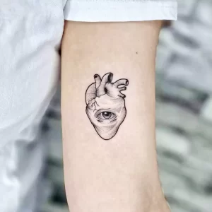 Фото рисунка тату сердце 02.01.22 №0495 - drawing tattoo heart - tattoo-photo.ru