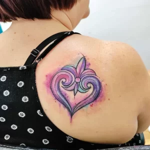 Фото рисунка тату сердце 02.01.22 №0541 - drawing tattoo heart - tattoo-photo.ru