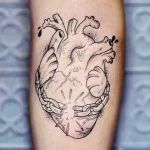 Фото рисунка тату сердце 02.01.22 №0551 - drawing tattoo heart - tattoo-photo.ru