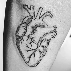 Фото рисунка тату сердце 02.01.22 №0568 - drawing tattoo heart - tattoo-photo.ru