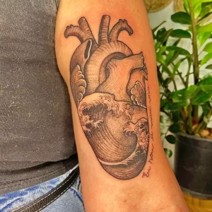 Фото рисунка тату сердце 02.01.22 №0601 - drawing tattoo heart - tattoo-photo.ru