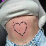 Фото рисунка тату сердце 02.01.22 №0609 - drawing tattoo heart - tattoo-photo.ru