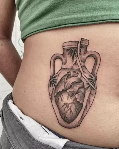 Фото рисунка тату сердце 02.01.22 №0621 - drawing tattoo heart - tattoo-photo.ru