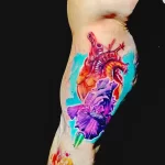 Фото рисунка тату сердце 02.01.22 №0633 - drawing tattoo heart - tattoo-photo.ru