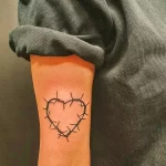 Фото рисунка тату сердце 02.01.22 №0635 - drawing tattoo heart - tattoo-photo.ru