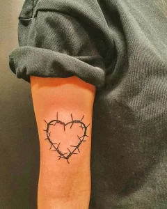 Фото рисунка тату сердце 02.01.22 №0635 - drawing tattoo heart - tattoo-photo.ru