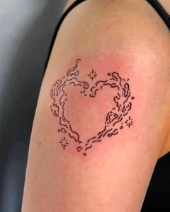 Фото рисунка тату сердце 02.01.22 №0658 - drawing tattoo heart - tattoo-photo.ru
