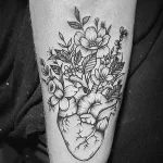 Фото рисунка тату сердце 02.01.22 №0665 - drawing tattoo heart - tattoo-photo.ru