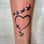 Фото рисунка тату сердце 02.01.22 №0669 - drawing tattoo heart - tattoo-photo.ru