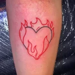 Фото рисунка тату сердце 02.01.22 №0679 - drawing tattoo heart - tattoo-photo.ru