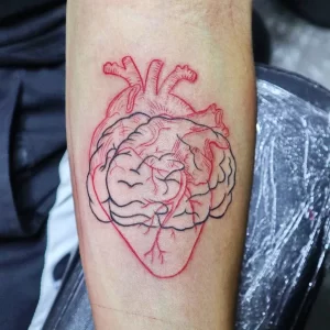 Фото рисунка тату сердце 02.01.22 №0681 - drawing tattoo heart - tattoo-photo.ru