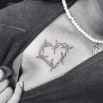 Фото рисунка тату сердце 02.01.22 №0691 - drawing tattoo heart - tattoo-photo.ru