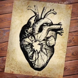 Фото рисунка тату сердце 02.01.22 №0695 - drawing tattoo heart - tattoo-photo.ru