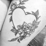 Фото рисунка тату сердце 02.01.22 №0727 - drawing tattoo heart - tattoo-photo.ru