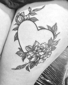 Фото рисунка тату сердце 02.01.22 №0727 - drawing tattoo heart - tattoo-photo.ru