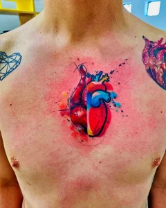 Фото рисунка тату сердце 02.01.22 №0729 - drawing tattoo heart - tattoo-photo.ru