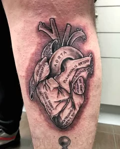 Фото рисунка тату сердце 02.01.22 №0738 - drawing tattoo heart - tattoo-photo.ru