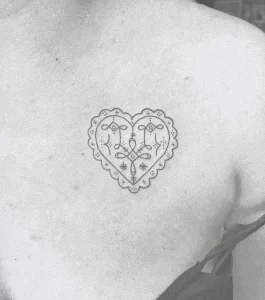 Фото рисунка тату сердце 02.01.22 №0742 - drawing tattoo heart - tattoo-photo.ru