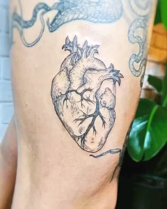 Фото рисунка тату сердце 02.01.22 №0769 - drawing tattoo heart - tattoo-photo.ru