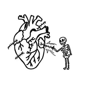 Фото рисунка тату сердце 02.01.22 №0781 - drawing tattoo heart - tattoo-photo.ru
