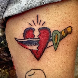 Фото рисунка тату сердце 02.01.22 №0793 - drawing tattoo heart - tattoo-photo.ru