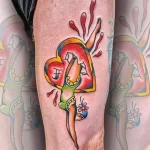 Фото рисунка тату сердце 02.01.22 №0831 - drawing tattoo heart - tattoo-photo.ru