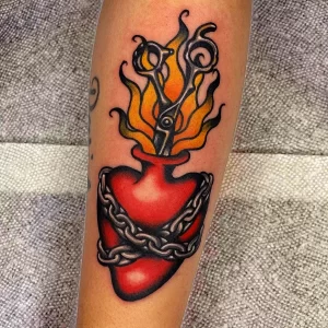 Фото рисунка тату сердце 02.01.22 №0842 - drawing tattoo heart - tattoo-photo.ru