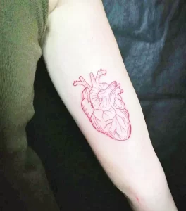 Фото рисунка тату сердце 02.01.22 №0843 - drawing tattoo heart - tattoo-photo.ru