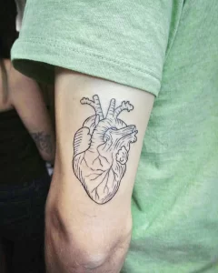 Фото рисунка тату сердце 02.01.22 №0844 - drawing tattoo heart - tattoo-photo.ru