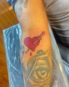 Фото рисунка тату сердце 02.01.22 №0869 - drawing tattoo heart - tattoo-photo.ru