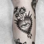 Фото рисунка тату сердце 02.01.22 №0905 - drawing tattoo heart - tattoo-photo.ru