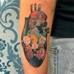 Фото рисунка тату сердце 02.01.22 №0936 - drawing tattoo heart - tattoo-photo.ru