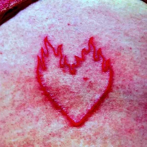 Фото рисунка тату сердце 02.01.22 №0962 - drawing tattoo heart - tattoo-photo.ru