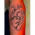 Фото рисунка тату сердце 02.01.22 №0964 - drawing tattoo heart - tattoo-photo.ru