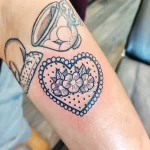 Фото рисунка тату сердце 02.01.22 №1008 - drawing tattoo heart - tattoo-photo.ru